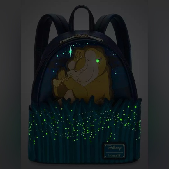 Louis and Ray Glow-in-the-Dark Loungefly  Mini Backpack – Disney100 - Picture 3 of 7